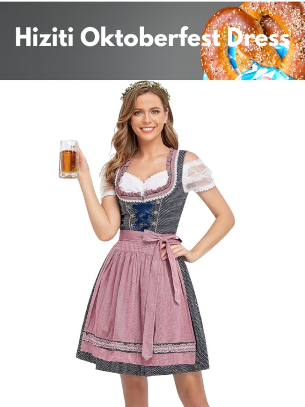 Hiziti Oktoberfest Dirndl Costume Dress